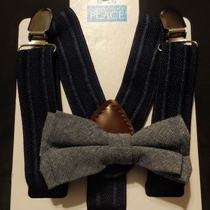 Bow Tie & Suspender Set